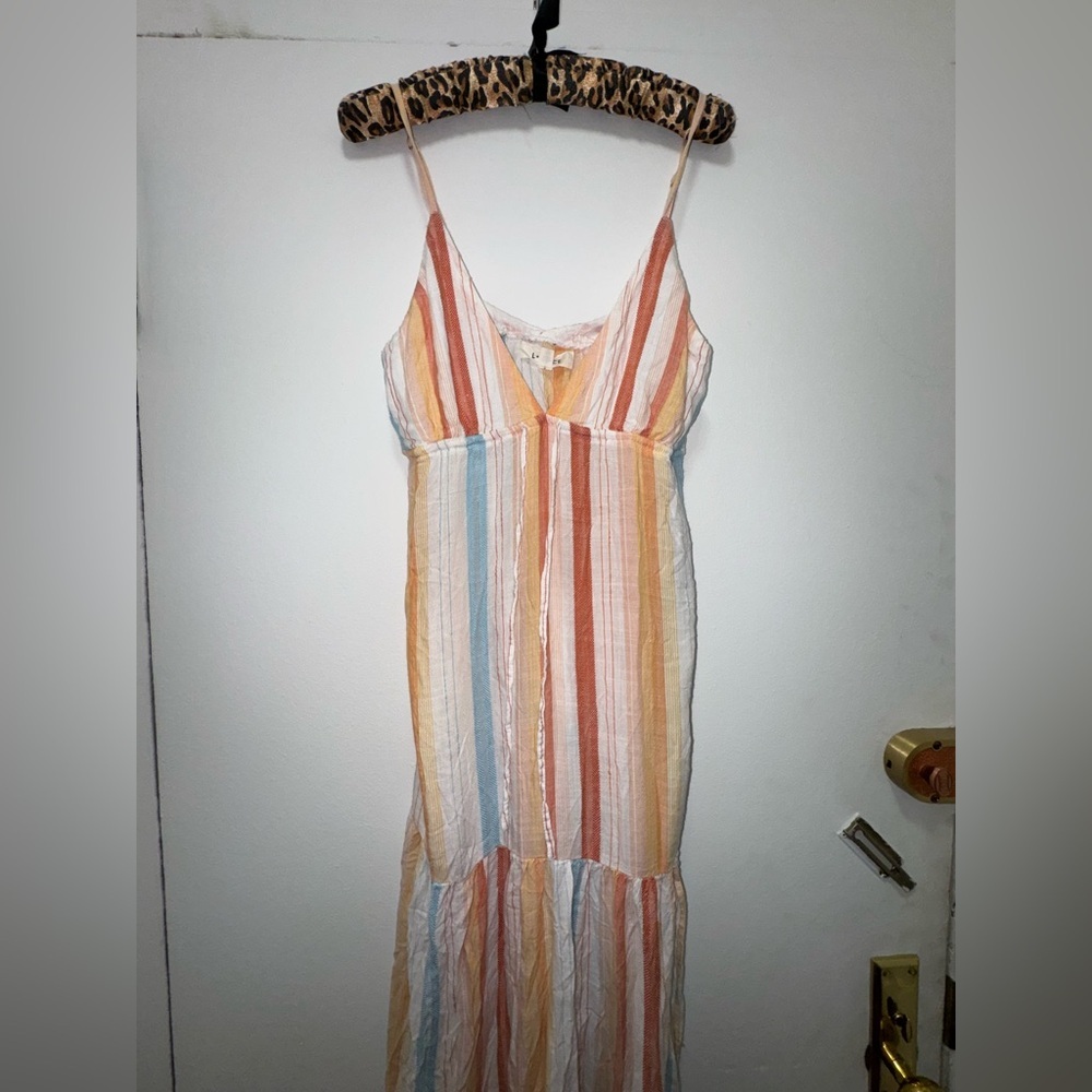 Revolve L*space Victoria Rainbow Vacation Beach Dress Size Large - Picture 8 of 10